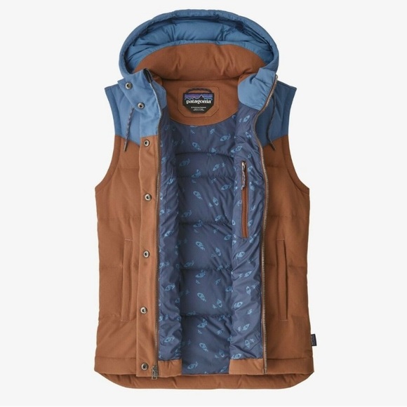 Patagonia Women’s Bivy Hooded Down Vest, Size S - Picture 4 of 4